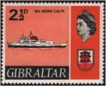 Stamps : Europe : Gibraltar :  MV Mons Calpe