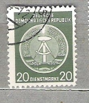Stamps Germany -  1954 Sellos oficiales DDR (1954 - 1957