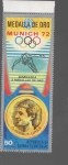 Stamps : Africa : Equatorial_Guinea :  medalla de oro