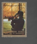 Stamps United Arab Emirates -  TIRO OLIMPICO
