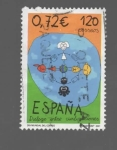 Stamps : Europe : Spain :  DIA MUNDIAL DEL CORREO