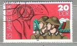 Sellos de Europa - Alemania -  1984 The 35th Anniversary of DDR serie completa 4x4