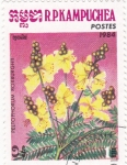 Stamps Cambodia -  FLORES-PELTOPHORUM