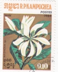 Stamps Cambodia -  FLORES-MAGNOLIA
