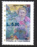 Stamps Honduras -  Paintings from Gaye-Darléne Bidart de Satulsky