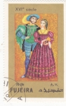 Stamps United Arab Emirates -  TRAJES DE EPOCA SIGLO XVI