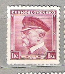 Sellos de Europa - Checoslovaquia -  1936-President Thomas Garrigue Masaryk(1850-1937)