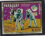 Sellos de America - Paraguay -  Primera conquista humana de la Luna