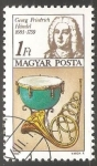 Stamps Hungary -  Georg Friedrich Handel