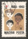 Stamps Hungary -  Niños de tre razas