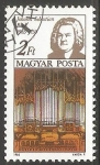 Stamps Hungary -  Johann Sebastian Bach
