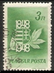 Stamps Hungary -  Centenario del Escudo de armas de Hungría