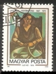Stamps Hungary -  Mujer sentada