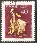 Stamps Hungary -  Monograma de Joseph Haydn