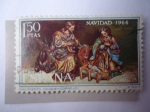 Stamps Spain -  Ed:1764 - Navidad 1966 - Nacimiento (Duque-Cornejo)