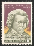 Sellos de Europa - Hungr�a -  Ludwig van Beethoven