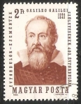 Stamps Hungary -  Galileo Galilei (1564-1642) 