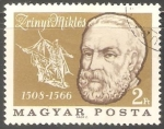 Stamps Hungary -  Miklós Zrínyi (1508-1566)