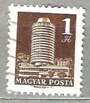 Stamps Hungary -  1969 Hotel Budapest.
