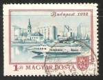Stamps Hungary -  Vista de Budapest 1972