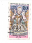 Stamps : Europe : Germany :  caroline neuber