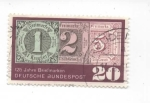 Stamps Germany -  125 AÑOS DE BRIEFMARKEN