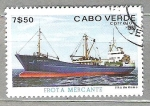 Sellos de Africa - Cabo Verde -  1980 Freighters