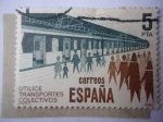 Stamps Spain -  Ed:2562 - Utilice Transportes Colectivos.