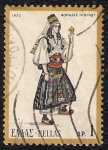 Stamps : Europe : Greece :  Traje de Pindus