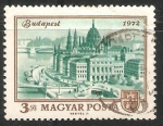 Sellos de Europa - Hungr�a -  Vista de Budapest 1972