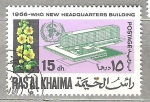 Sellos de Asia - Emiratos �rabes Unidos -  1966 Inauguration of W.H.O. Headquarters, Geneva. Ras al-Jaima / Ras al Khaima