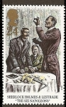 Stamps United Kingdom -  Literatura - Sherlock Holmes y Lestrade - Los seis napoleones