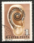 Stamps Hungary -  11th aniversario del congreso de audiologia de Budapest