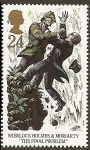 Stamps United Kingdom -  Literatura - Sherlock Holmes y Moriarty - El problema final