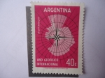 Stamps Argentina -  Año Geofisico Internacional.