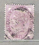 Stamps Europe - United Kingdom -  1881 Reina Victoria. Inscripción 