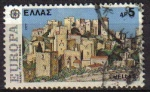 Stamps : Europe : Greece :  GRECIA GRECEE 1977 Scott 1205 Sello Serie Europa Castillo Vathia Usado