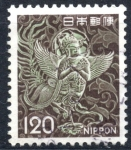 Stamps Japan -  JAPON_SCOTT 1079.04 MITICA MUJER ALADA DE CHUSONJI. $0,20