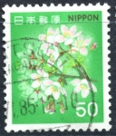Sellos de Asia - Jap�n -  JAPON_SCOTT 1417.04 FLORES DE CEREZO. $0,20