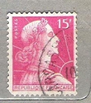 Stamps France -  1955 New Marianne Type