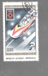 Stamps : Asia : Mongolia :  BOBSLEIGH