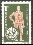 Stamps Hungary -  25 años de la Organización Mundial de la Salud para los Derechos Humanos 