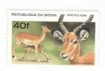 Stamps Benin -  Impala sudafricano