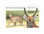 Stamps Benin -  Antílope acuático