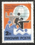 Stamps Hungary -  Pentatlon - campeonato del mundo - Budapest