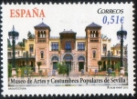 Stamps Spain -  4751- Arquitectura. Museo de Arte y Costumbres Populares de Sevilla. 