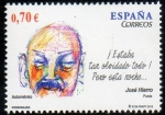 Stamps Spain -  4716- Personajes. José Hierro ( 1922- 2002 ) poeta.