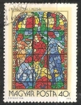 Stamps Hungary -  Vidriera de József Rippl-Rónai