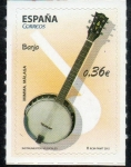 Stamps Spain -  4712- Instrumentos Musicales. Banjo.