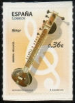 Stamps Spain -  4713 - Instrumentos Musicales. Sitar.